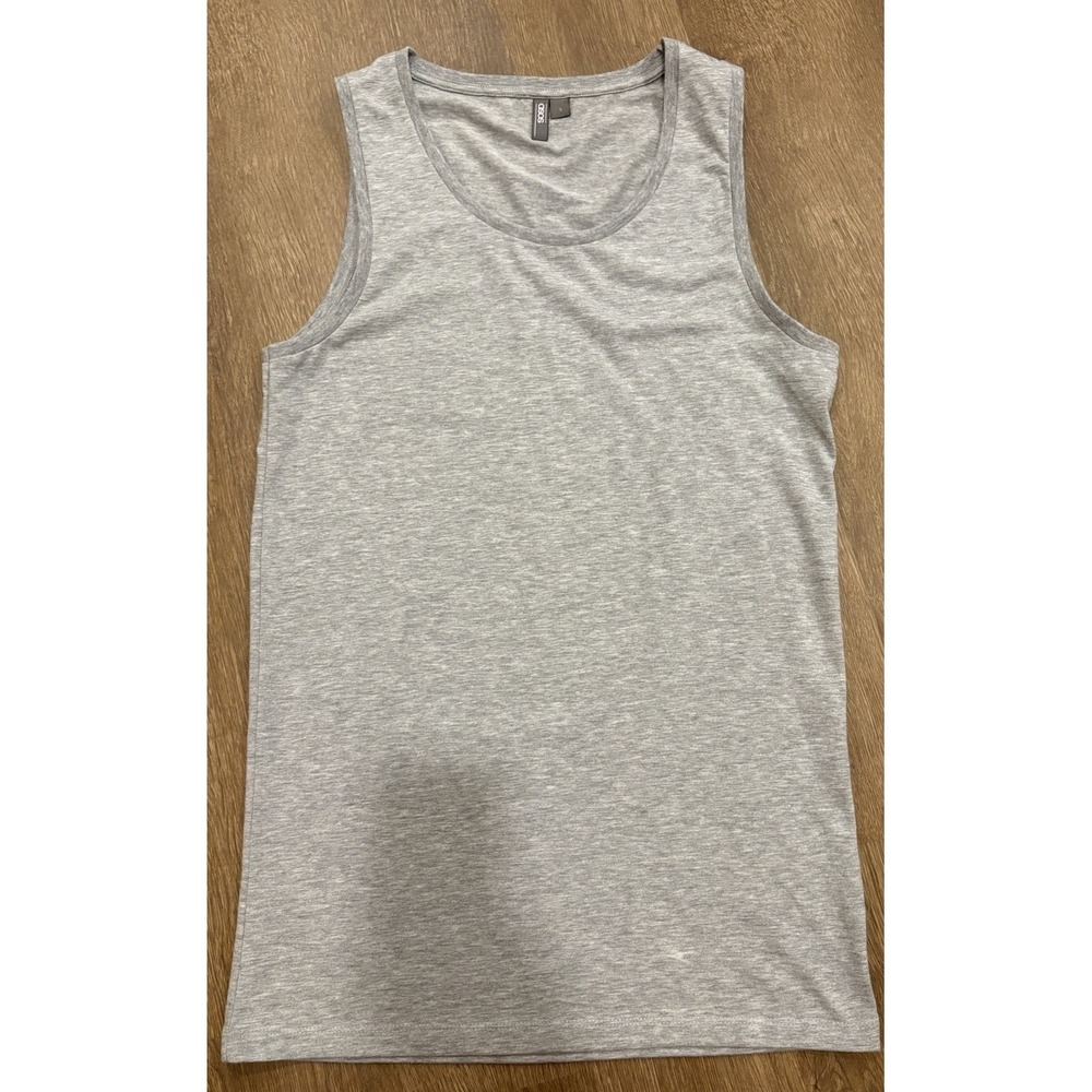 ASOS Mens Size Small Gray Scoop Neck Tank Top